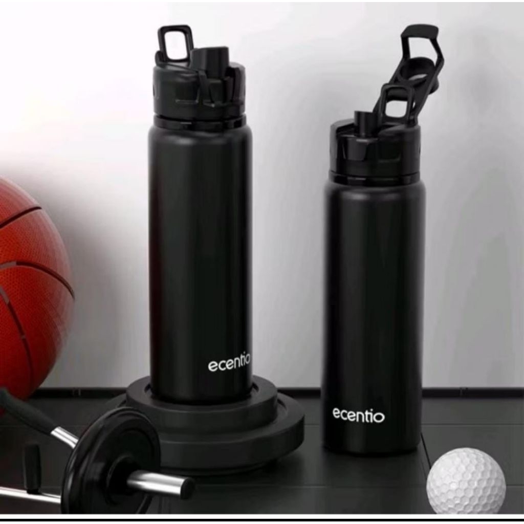 Botol minum Ecentio Aluminium Multifungsi botol minum olahraga Ecentio 750ml