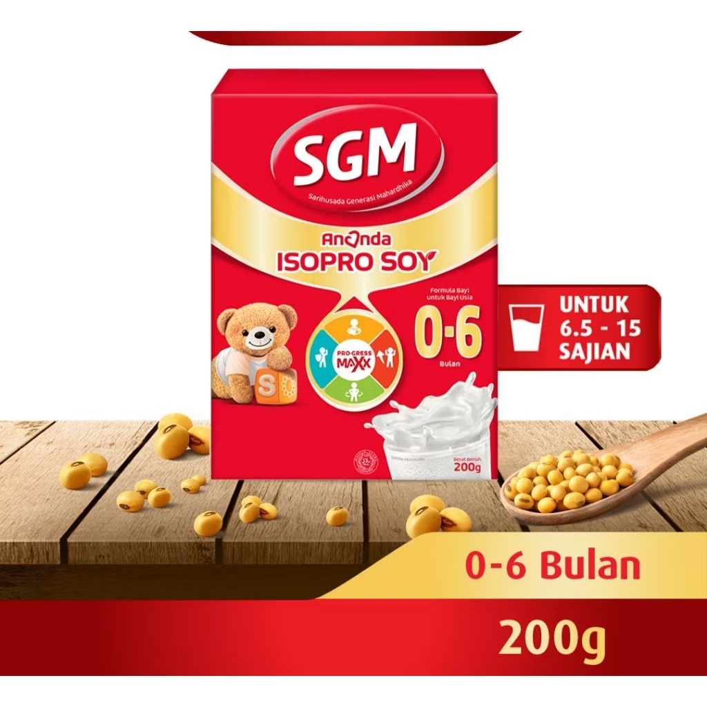 SGM ISOPRO SOY 0-6 Bulan kemasan 200gr