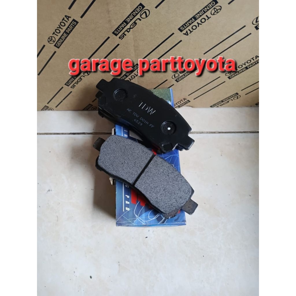kampas rem depan avanza xenia terios made in tdw