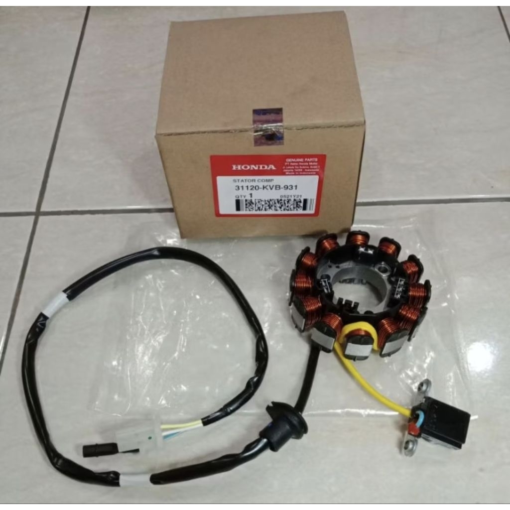 STATOR COMP VARIO 110 CW KARBU 31120KVB931 ACG STATER VARIO 110 CW SEPUL VARIO 110 KARBU SPUL VARIO 