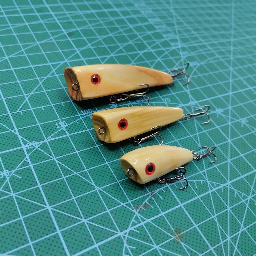 UMPAN HAMPALA LURE CASTING POPPER HANDMADE