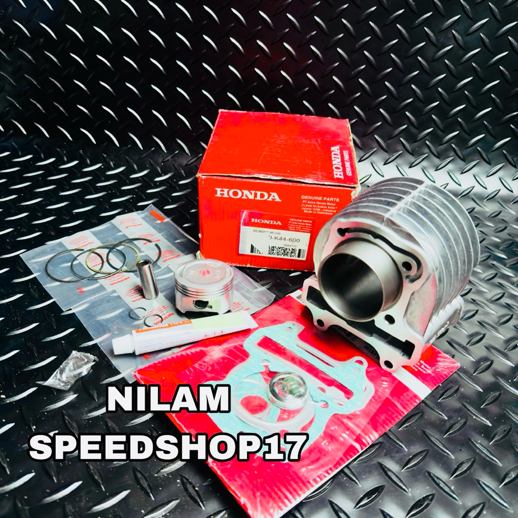 BLOK SEHER PLUS PISTON KIT K44 HONDA BEAT ESP SCOOPY ESP BEAT STREET VARIO LED ESP 110 2016-2018 ORI