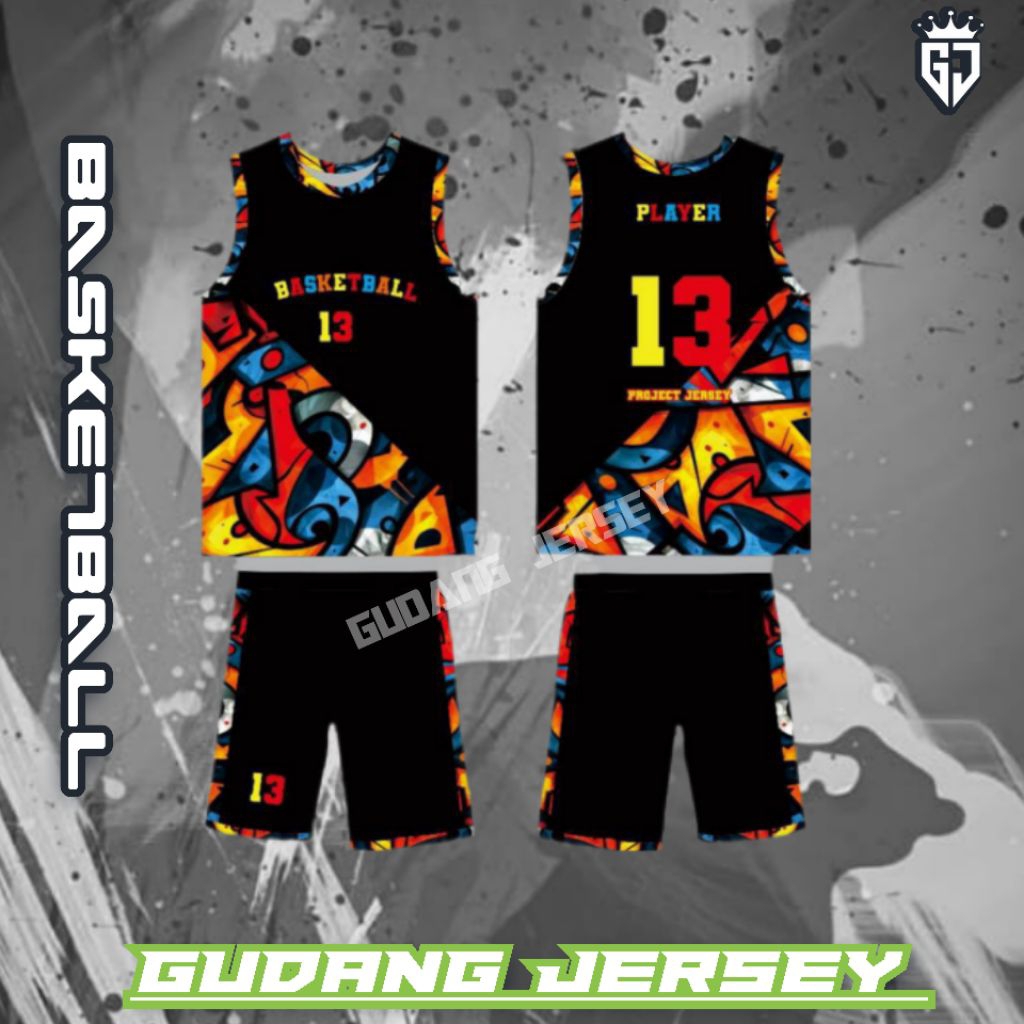 Jersey basketball custom gratis nama & nomor