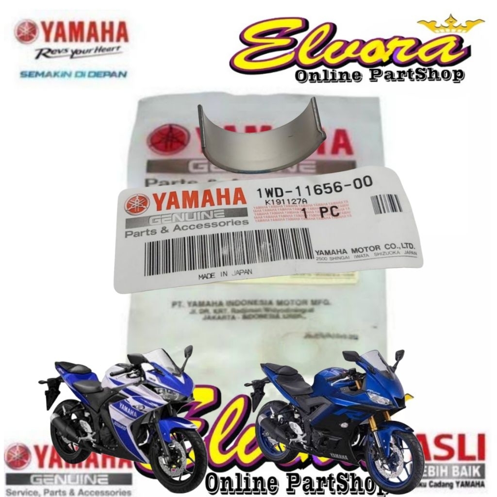 PLANE BEARING / METAL JALAN CONNECTING ROD R25 MT25 Original 1WD-11656-00