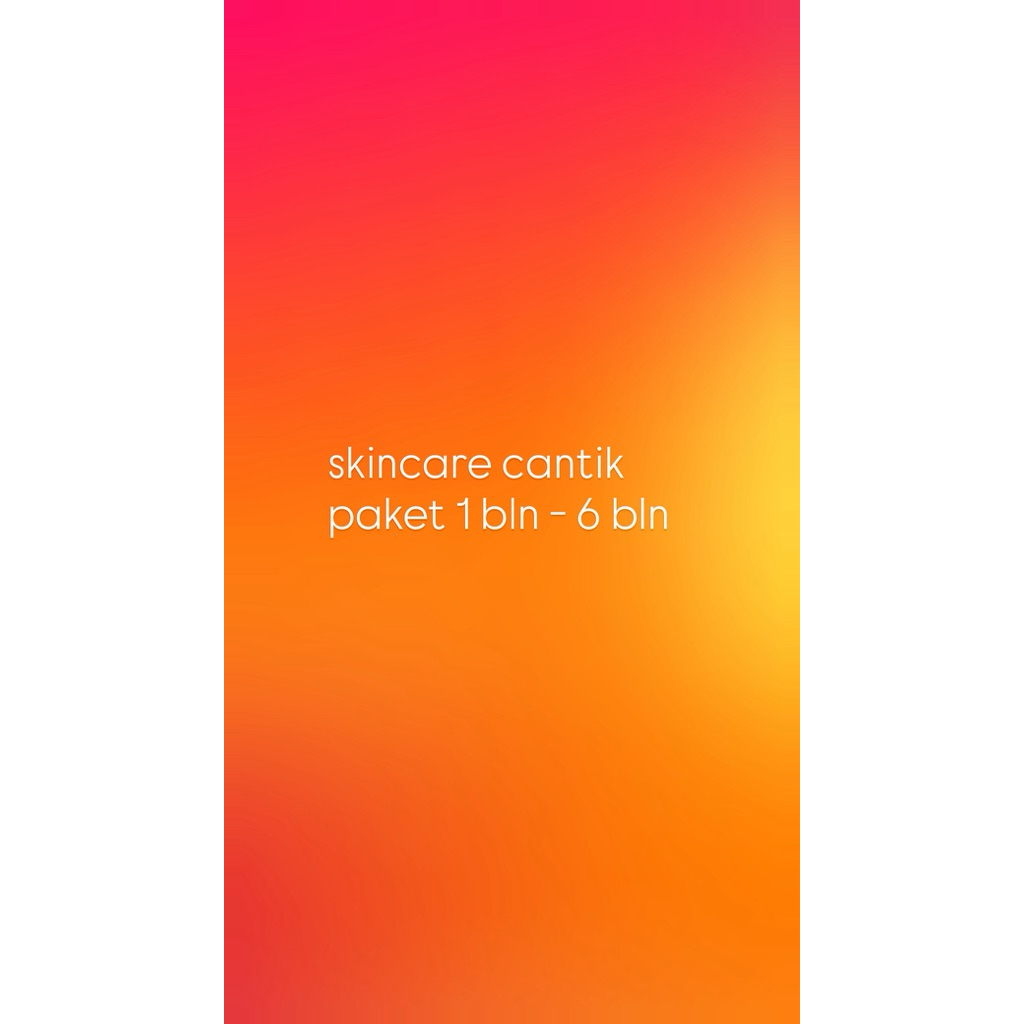 skincare cantik