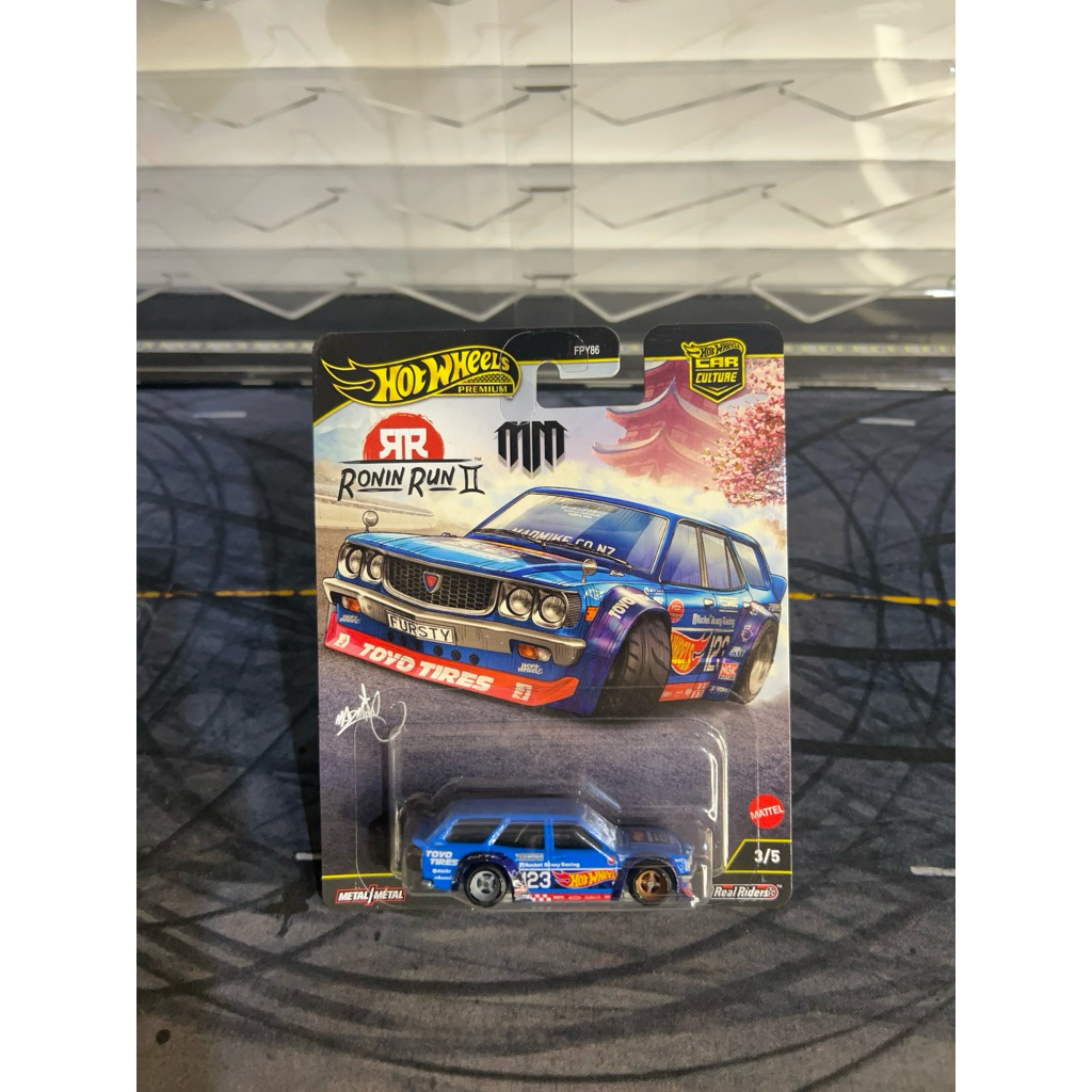 Hotwheels premium MAD MIKE MAZDA RX3 WAGON