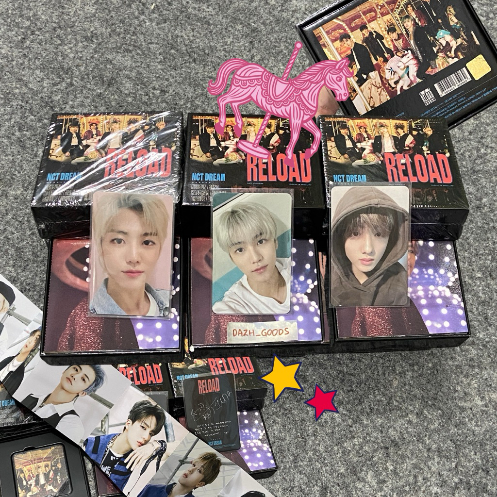 [OFFICIAL] UNSEALED kihno reload nct dream jaemin switzal jisung hoodie