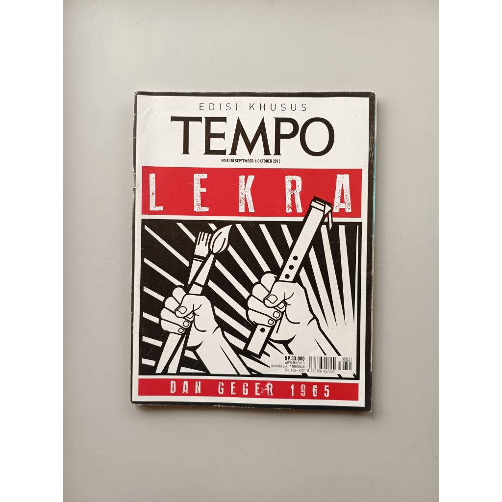 MAJALAH TEMPO EDISI KHUSUS LEKRA DAN GEGER 1965