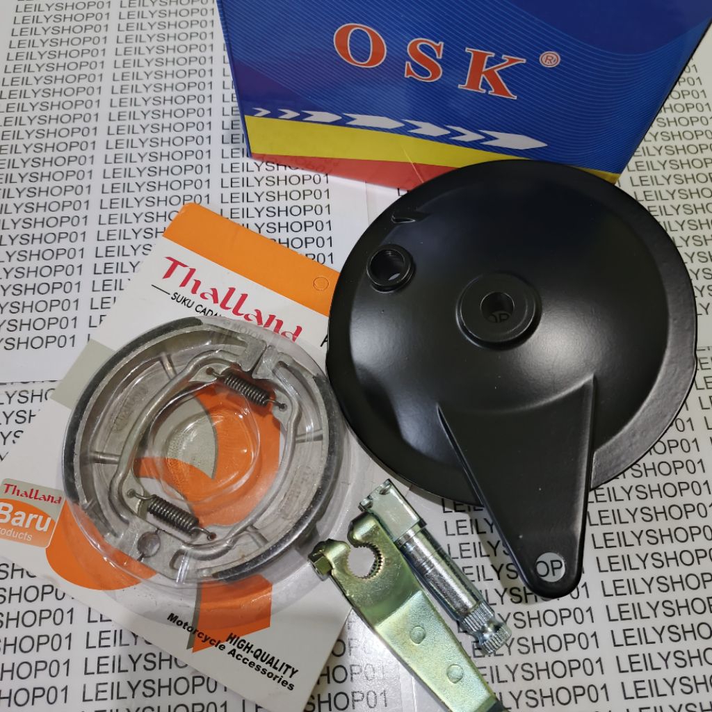 PANEL TROMOL BESAR/TUTUP REM TROMOL BELAKANG+KAMPAS REM SET YAMAHA JUPITER MX VEGA ZR JUPITER Z NEW 