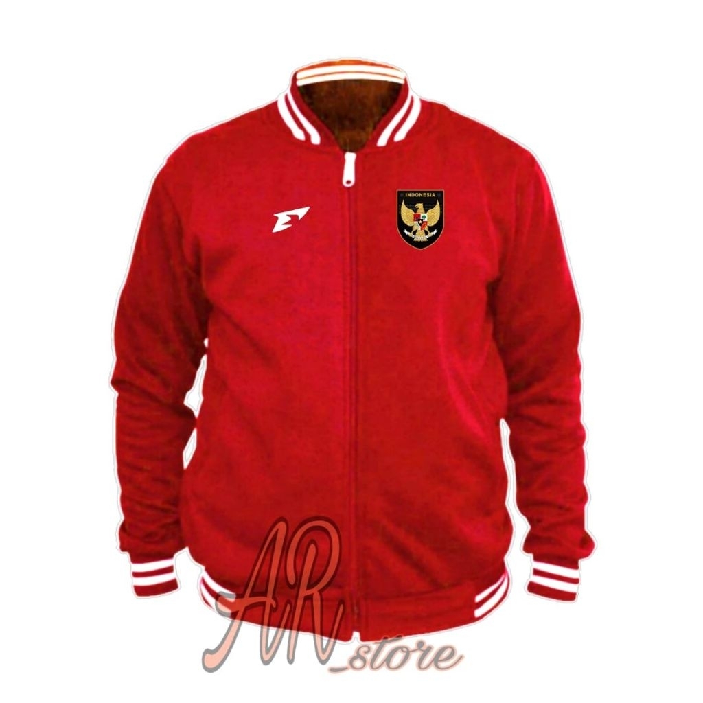 JAKET TIMNAS INDONESIA JAKET BASEBALL VARSITY UNISEX