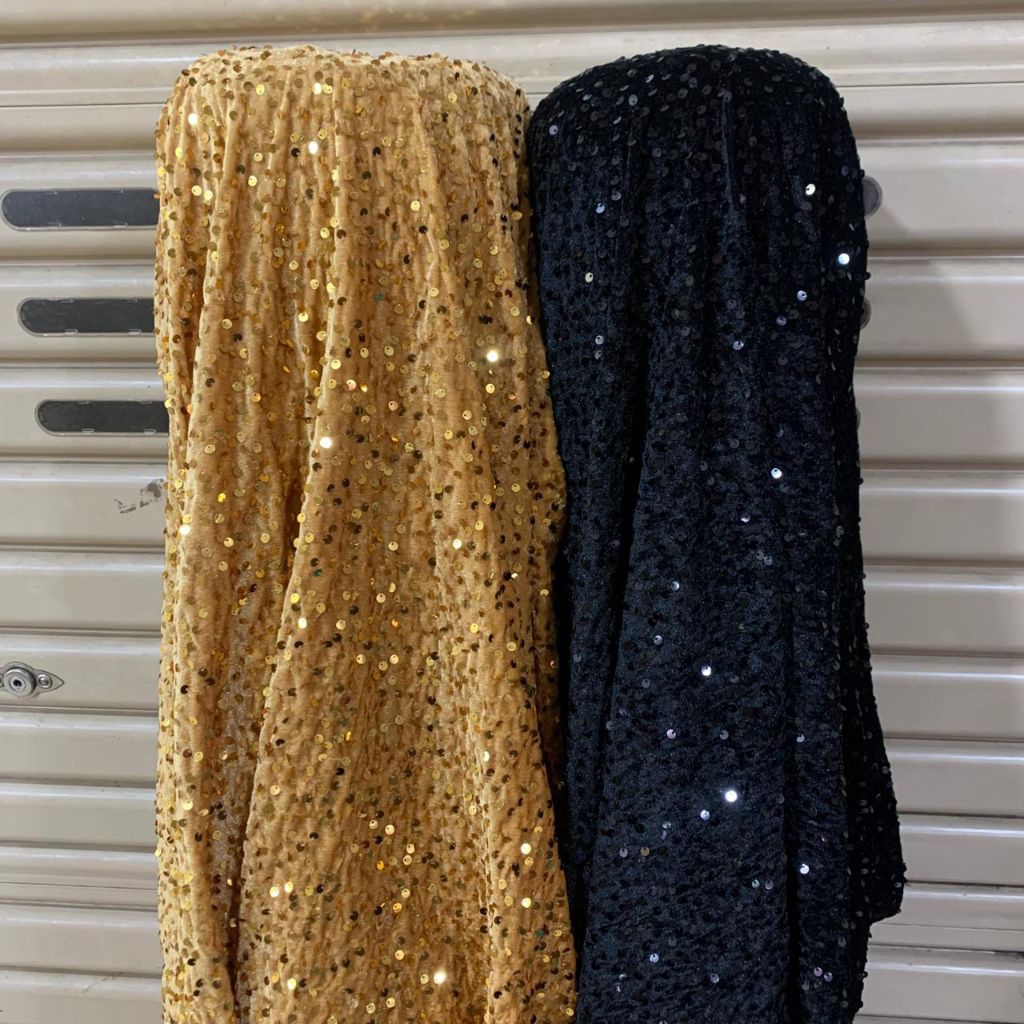 kain beludru sequin - kain beludru Martin - kain beludru premium - kain beludru sequin import