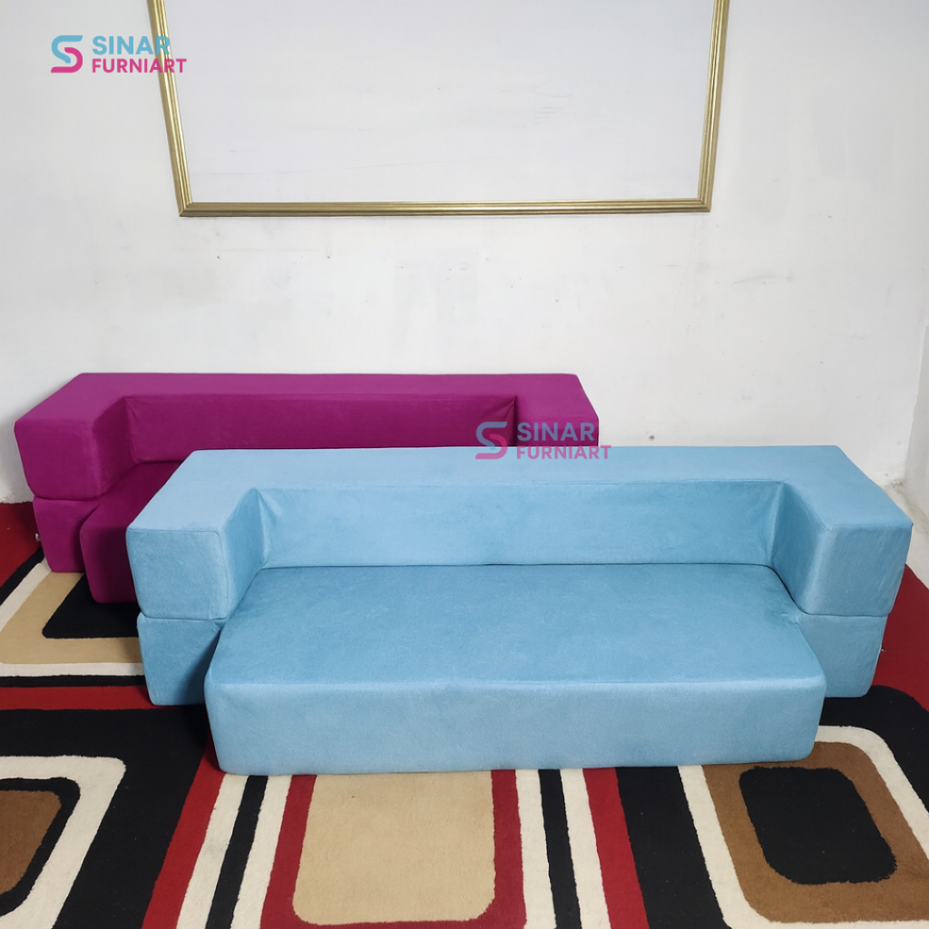 Sofa 2 in1 - Sofa Bed Minimalis Lipat Multifungsi Bisa Jadi Kasur Tidur Terbaik Kualitas Terbaik