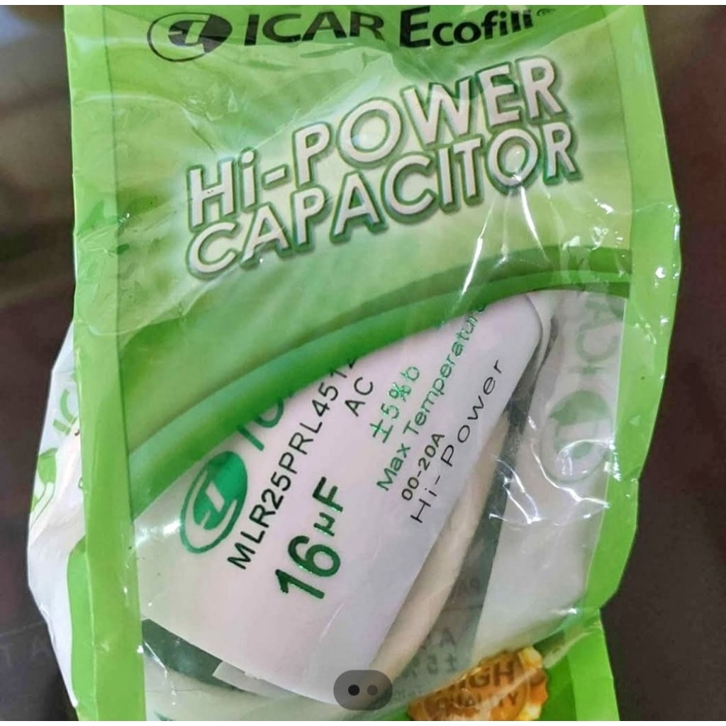Kapasitor Bulat ICAR Ecofill