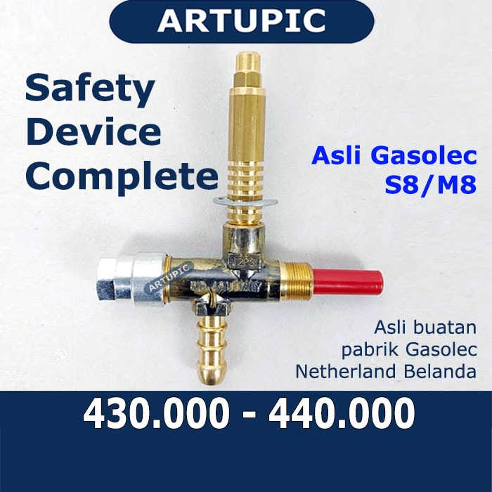 Safety Device Pemanas Complete GASOLEC ASLI Spareparts Spuyer Nozzle Tombol Pemanas Kandang Ayam