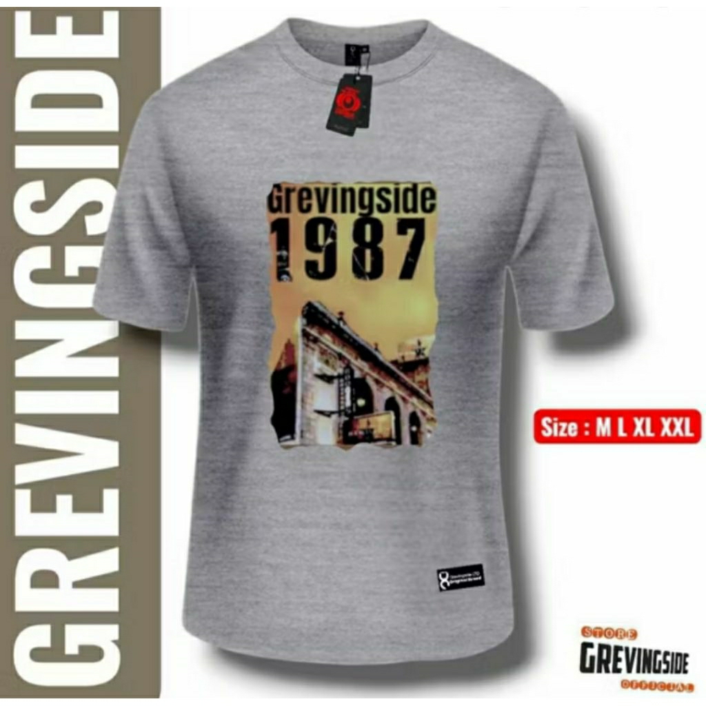 kaos distro original 100% // kaos grevingside local brand // kaos pria terbaru  // kaos motif simple