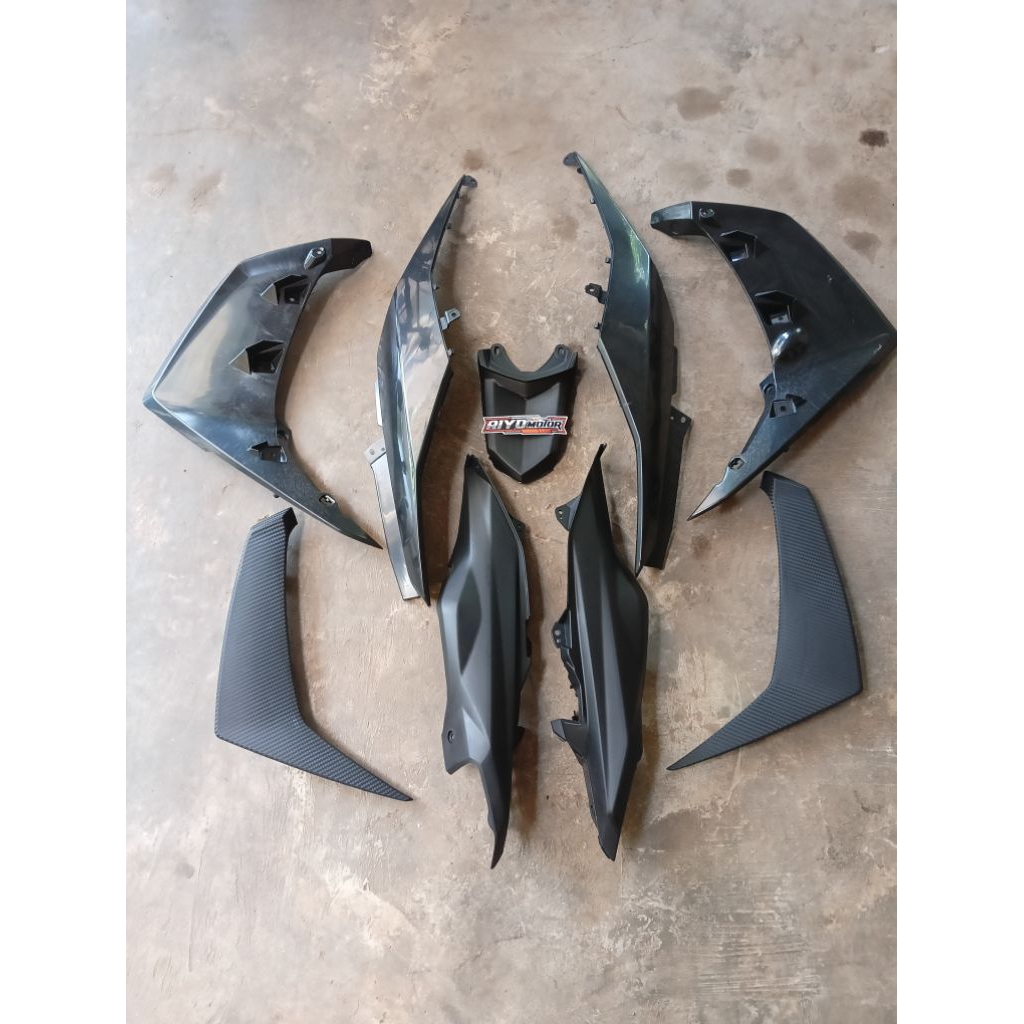 Paket body Mio M3 set leksil luar sambungan body pad body Mio M3 Mio z Mio 125 mentah (belum dicat)