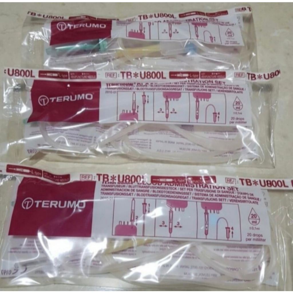 TERUMO - Blood Transfusion Set TERUMO / Blood Set Terumo / Transfusi Darah Set TERUMO