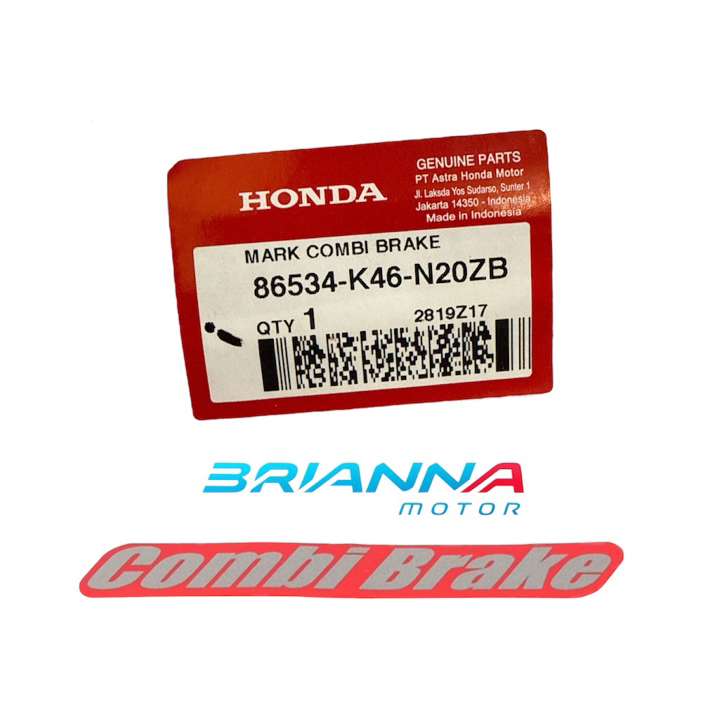 MARK COMBI BRAKE VARIO 110 FI ESP 86534 K46 N20ZB