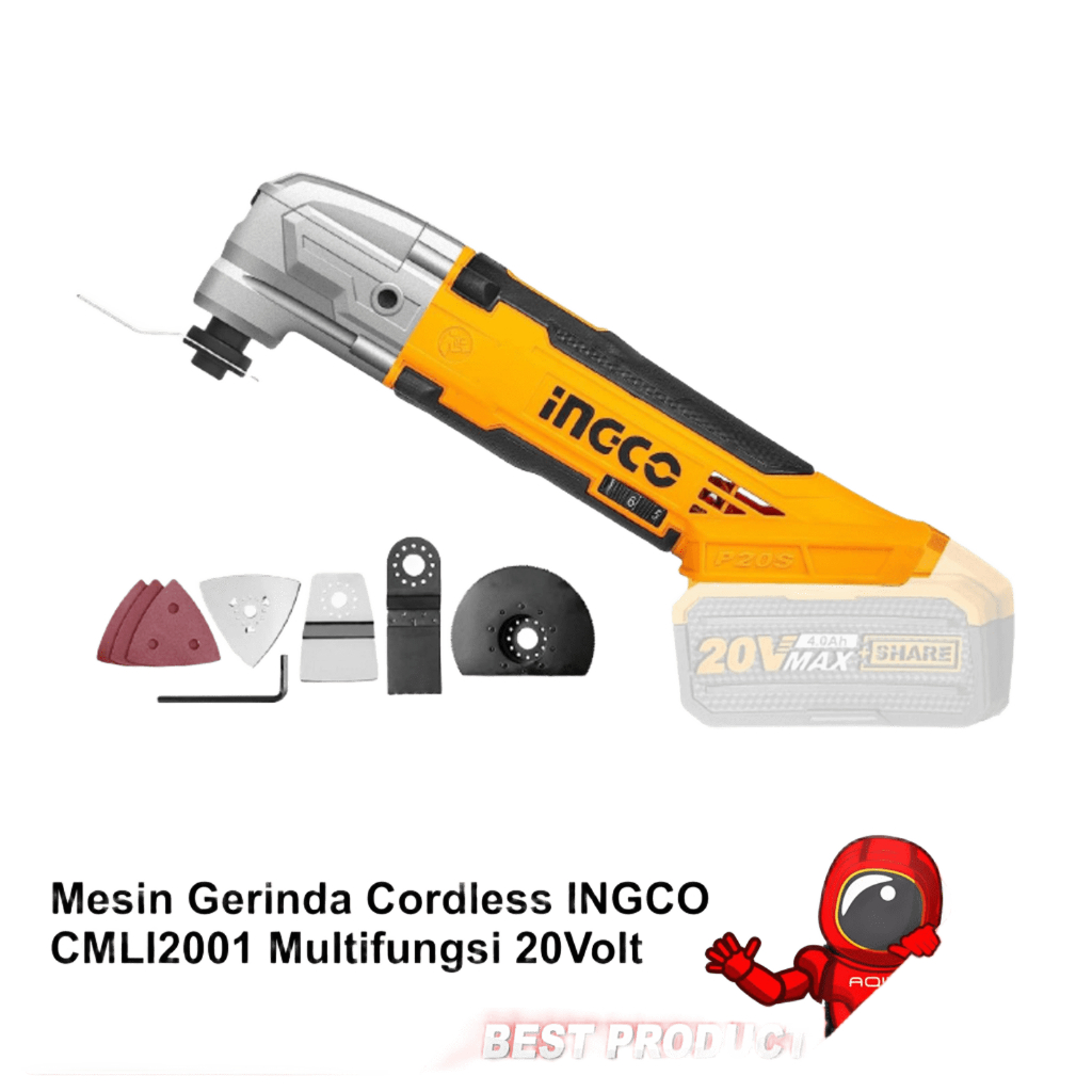 Ingco Power - Mesin Gerinda Cordless INGCO CMLI2001 Multifungsi 20Volt