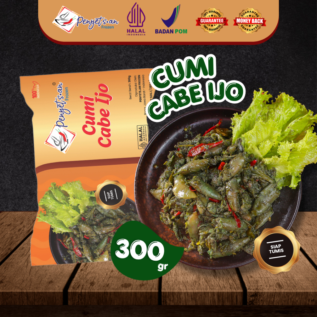 Penyets.an – Cumi Cabe Ijo 300gr | Pedas Segar, Gurih Nagih