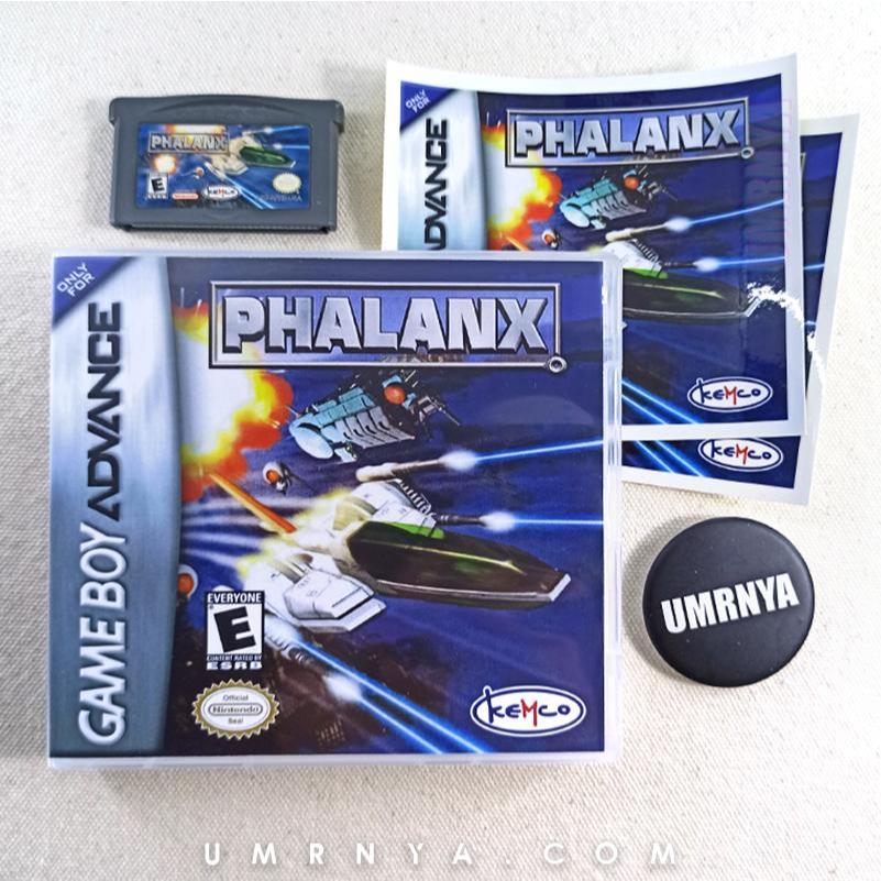GBA Phalanx Kaset Original Nintendo Gameboy Phalax Palanx Game Boy Sp DS