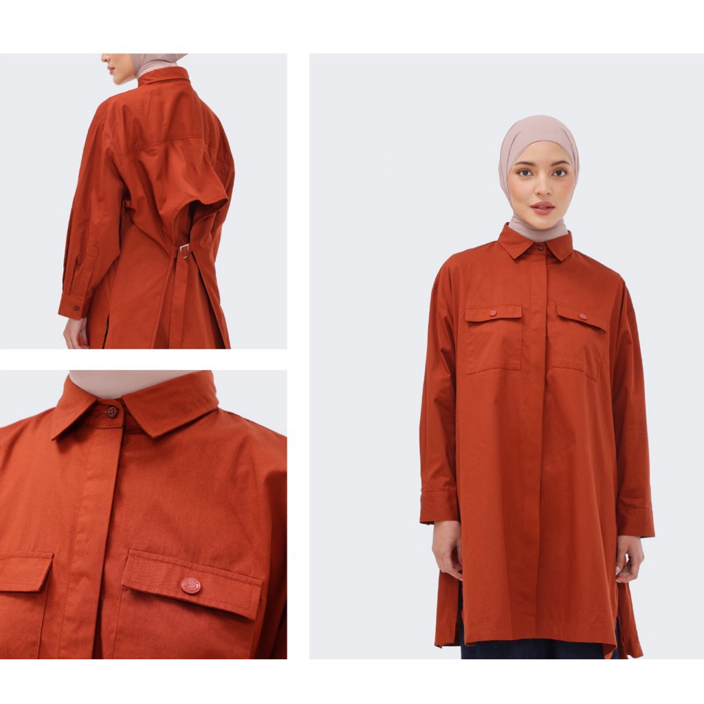 Manara Tunic Riamiranda Lapasi Fall 2025 Series RM Atasan Tunik Blouse Wanita Ria Miranda