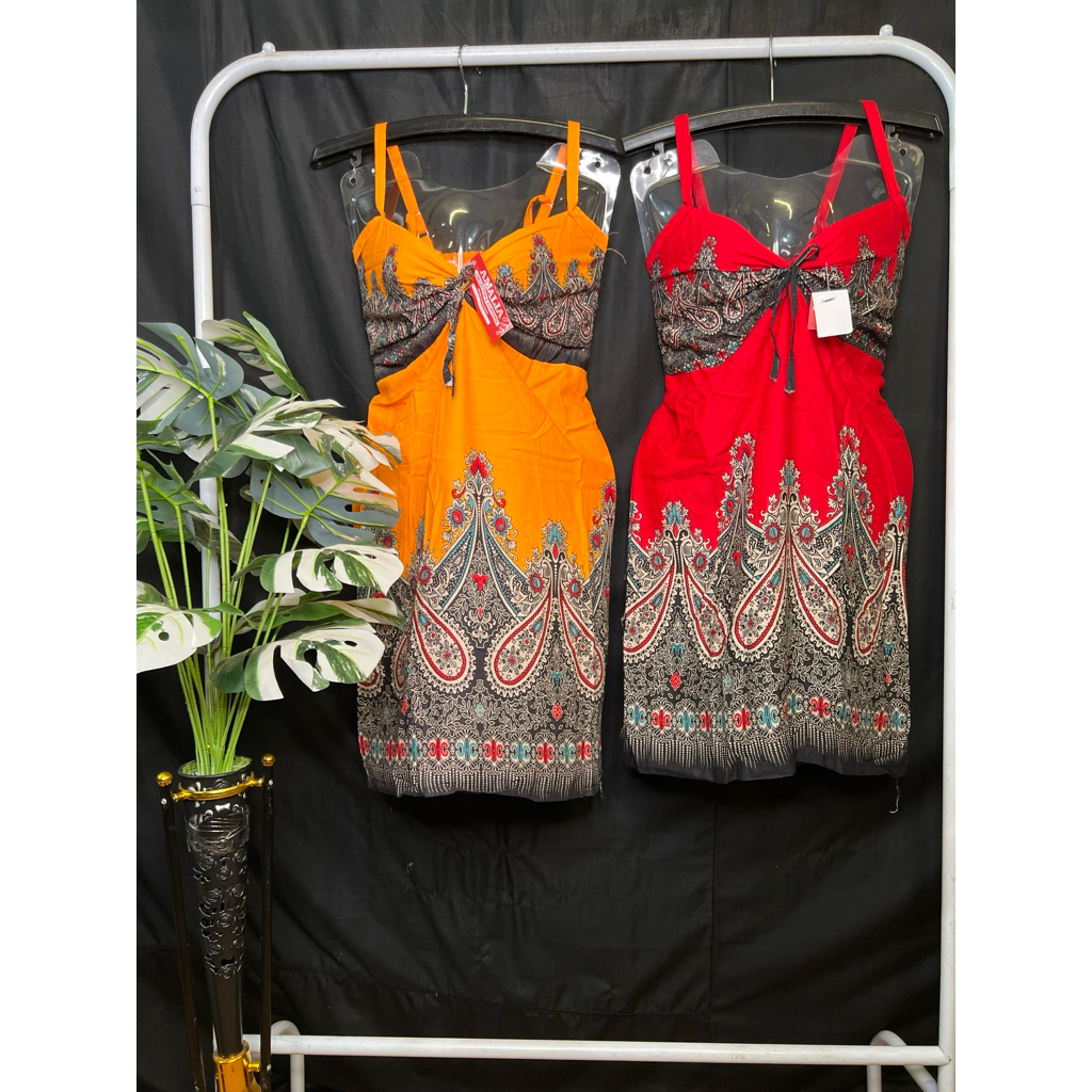 Daster Singlet Kecil Kerut Tali Dada