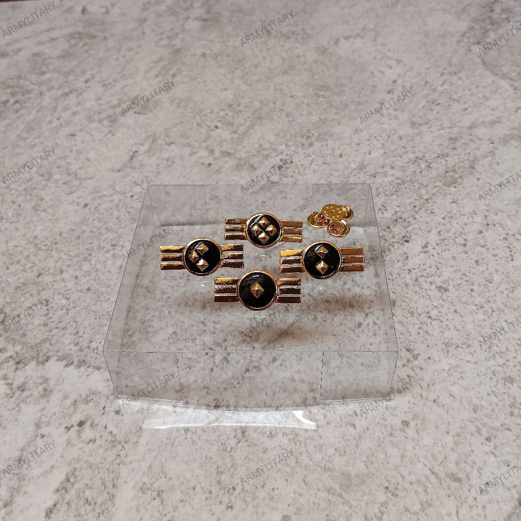 PIN KERAH BAJU PNS POLRI 3A 3B 3C 3D GOLD