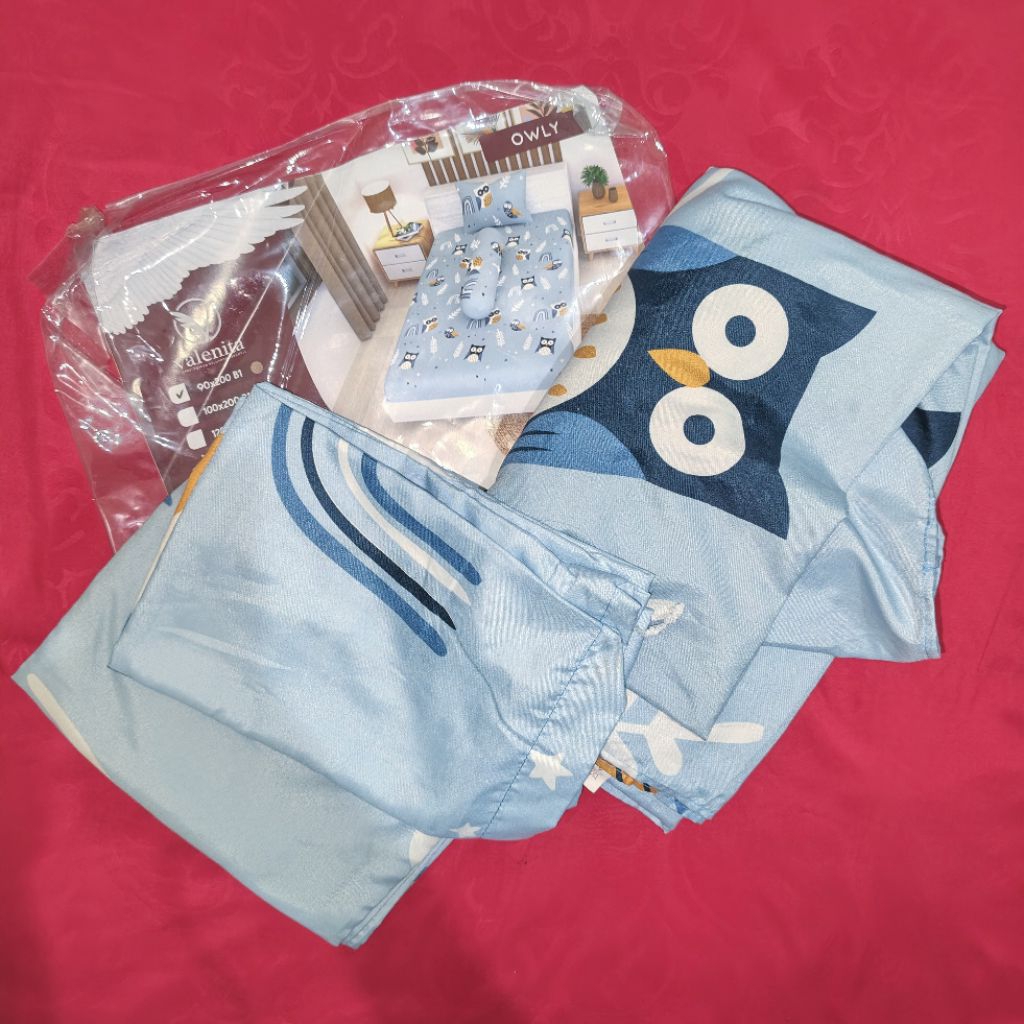 PRELOVED - Valenita - Owly Sprei Set 90x200x20
