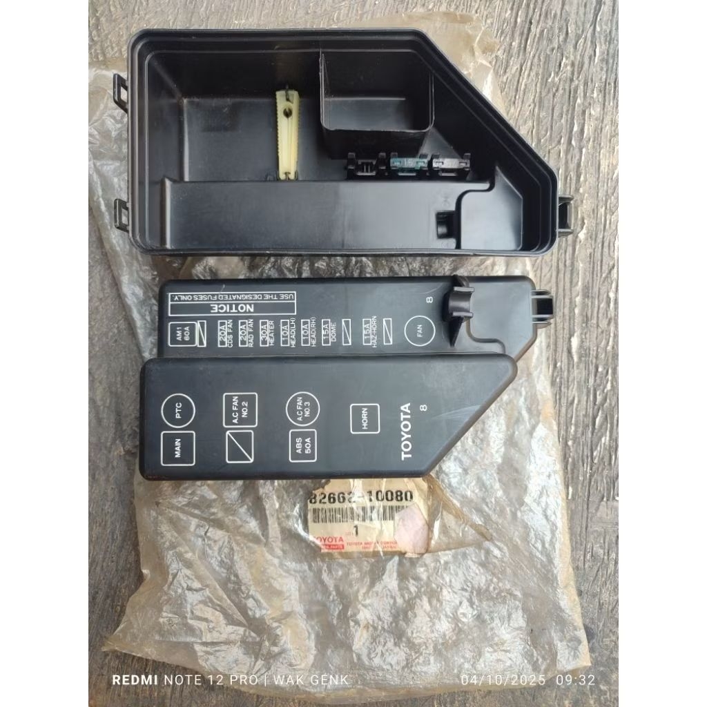 Tutup FuseBox sekring starlet kapsul Baru NOS