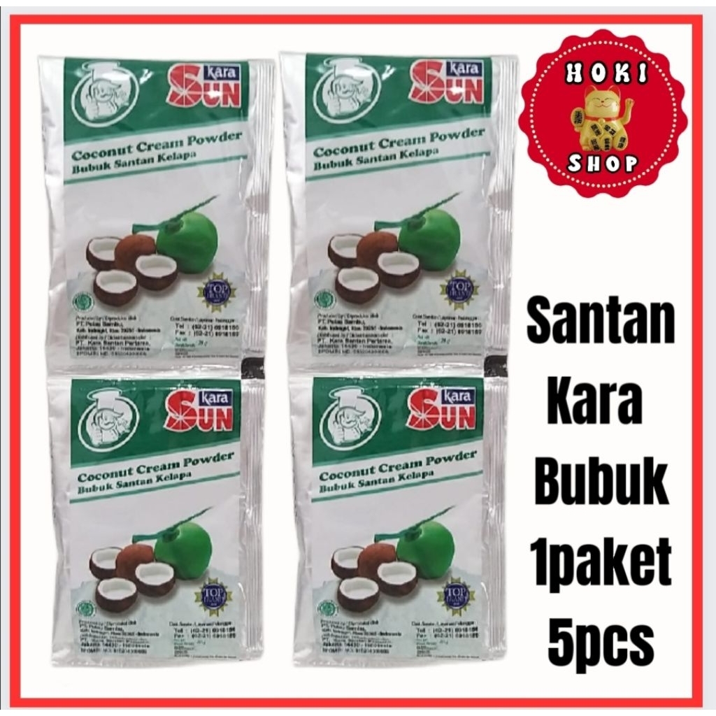 Santan Kara Bubuk 1paket 5pcs @20gr / Sun Santan Bubuk / Sun Kara Bubuk