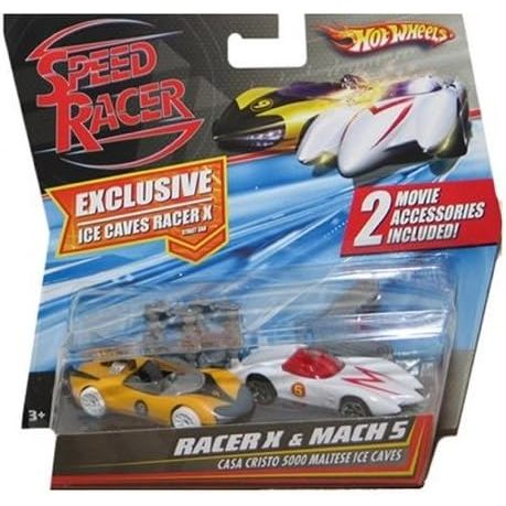 Speed Racer 1:64 Hot Wheels Car 2-Pack Racer X & Mach 5