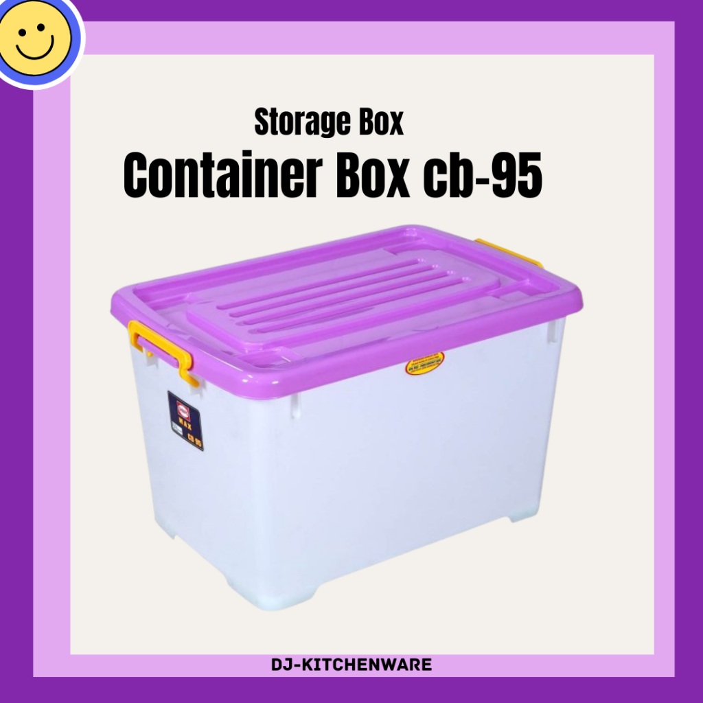 Container Box Storage Box shinpo CB 95 Kotak plastik Container tutup plastik