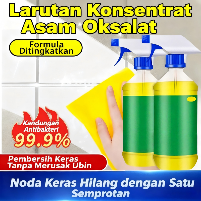 Pembersih Noda Kamar Mandi Asam Oksalat Konsentrasi, Larutan Konsentrasi Asam Oksalat untuk Membersi