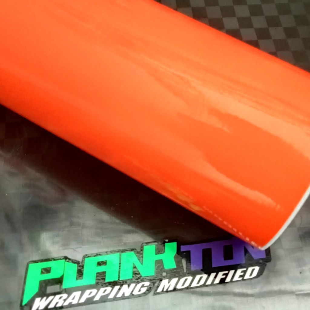 skotlet orange glossy stiker motor stiker mobil skotlet aquarium stipker scotlet