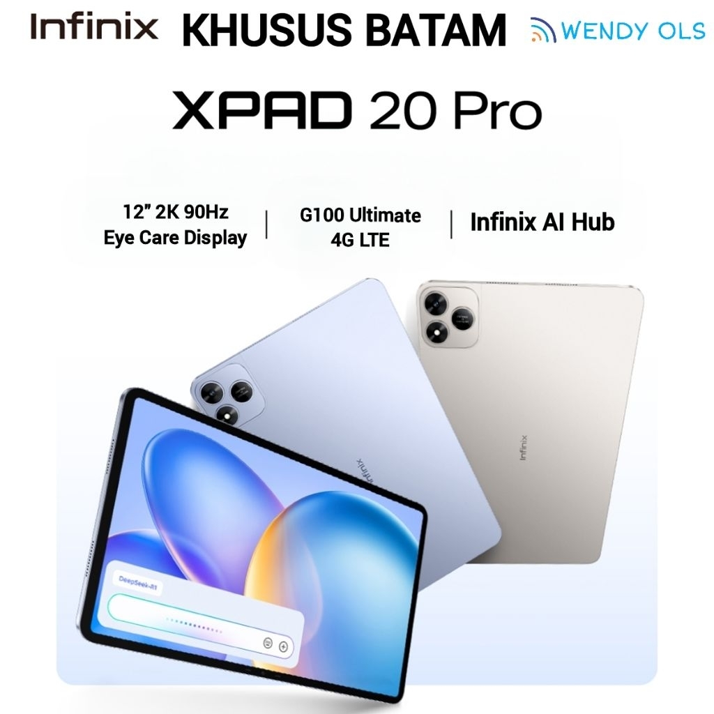 Infinix XPad 20 Pro 4G LTE Ram 8/256GB Original New Garansi Resmi Indonesia X Pad Tablet Android 12"