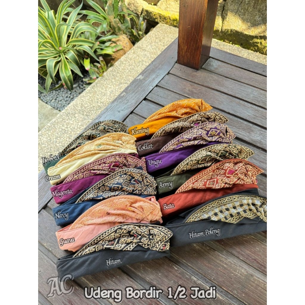 topi pria bali Udeng songket bordir