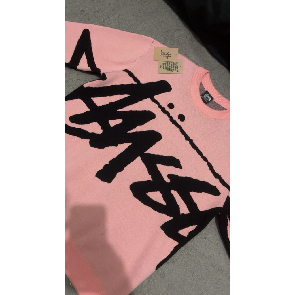 Knitwear Stussy | Knitwear Pria Wanita | Pink Knitwear