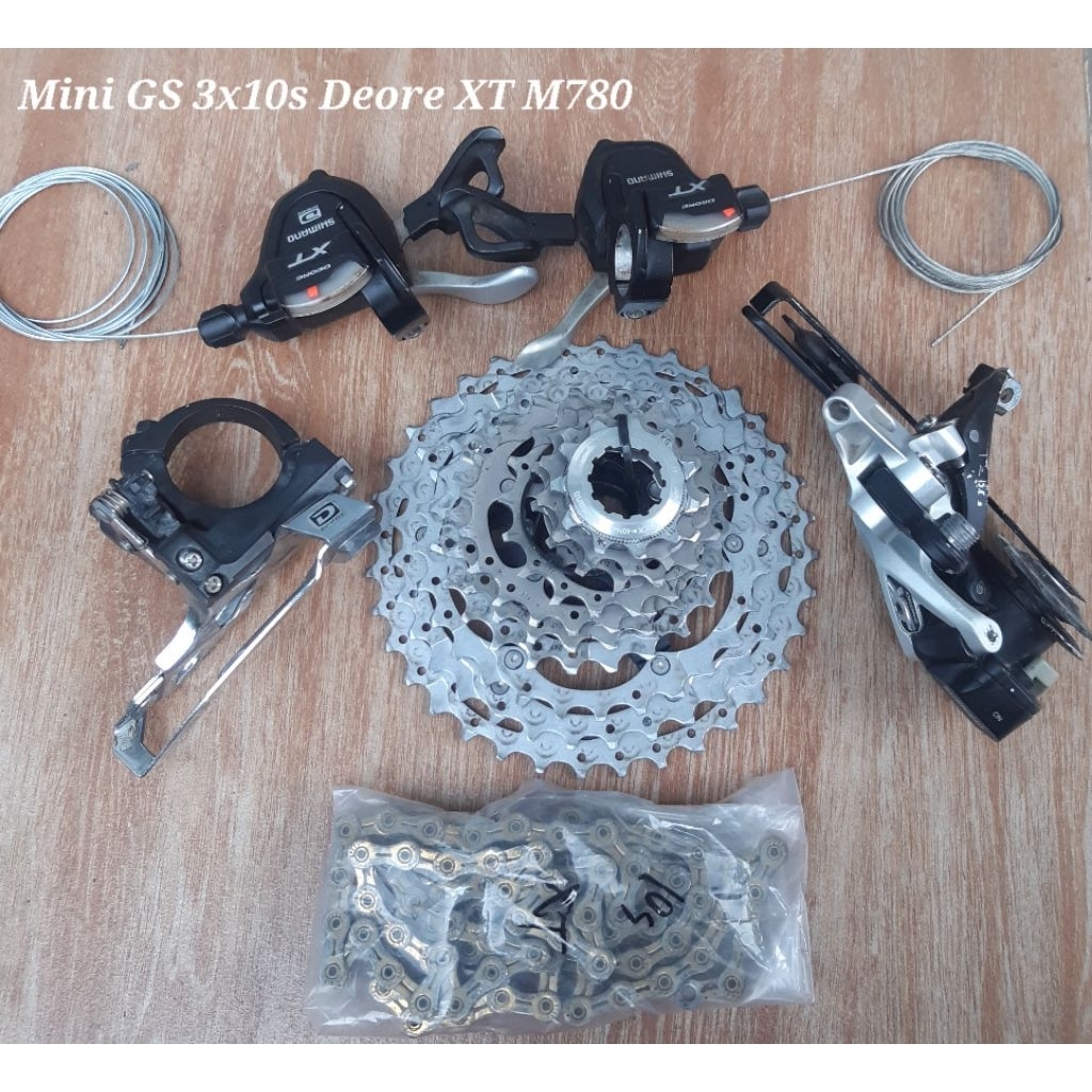 Mini Groupset 3x10 Speed Deore XT M780