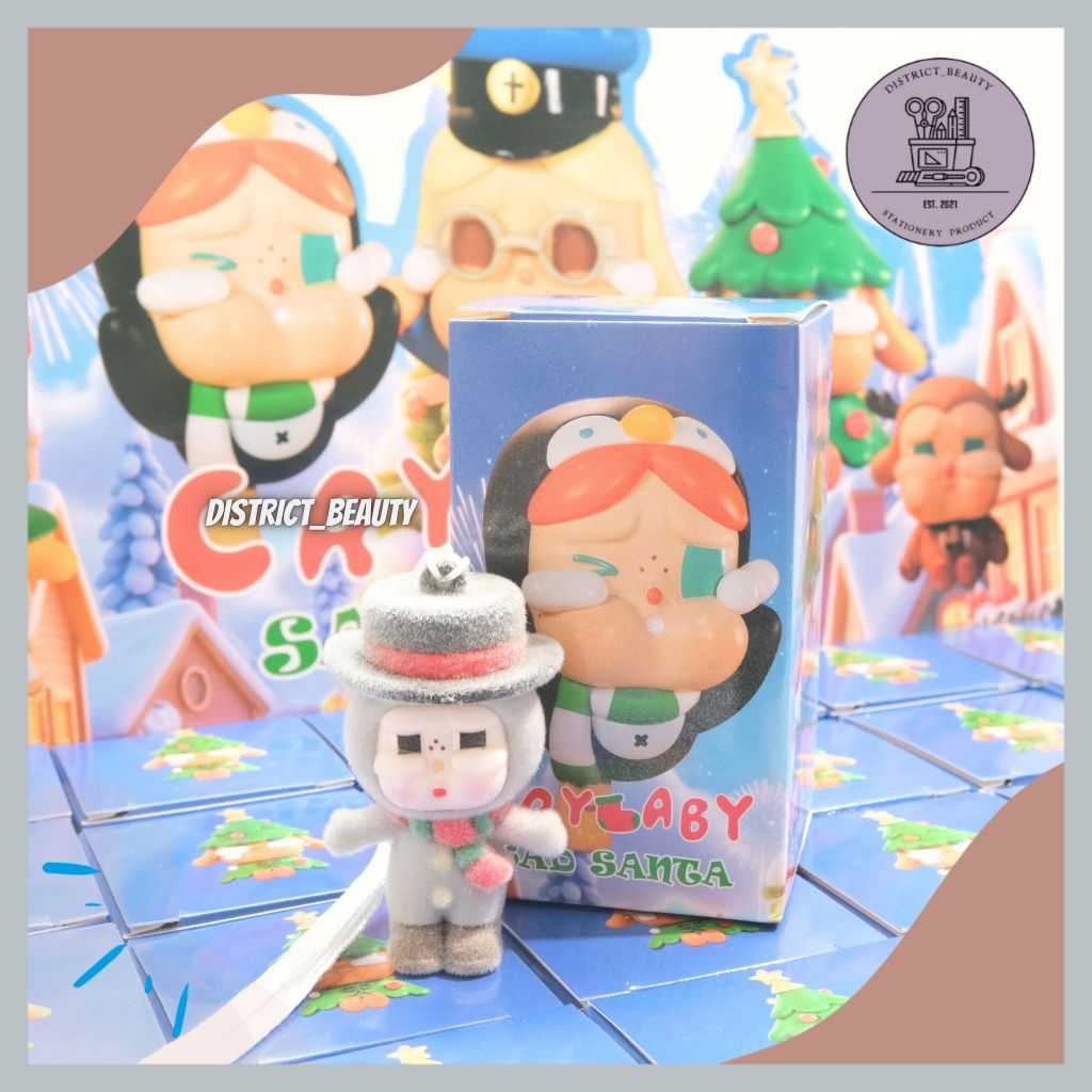 BLIND BOX CRY BABY NATAL CHRISTMAS EDITION GANTUNGAN TALI KUNCI SOUVENIR BLIND BOX MISTERI MYSTERY C