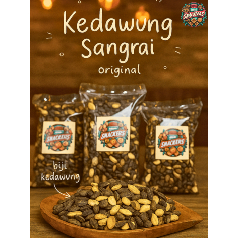 KEDAWUNG SANGRAI MATANG 250g (ORIGINAL) / BIJI KEDAWUNG SANGRAI ALAMI / KEDAWUNG