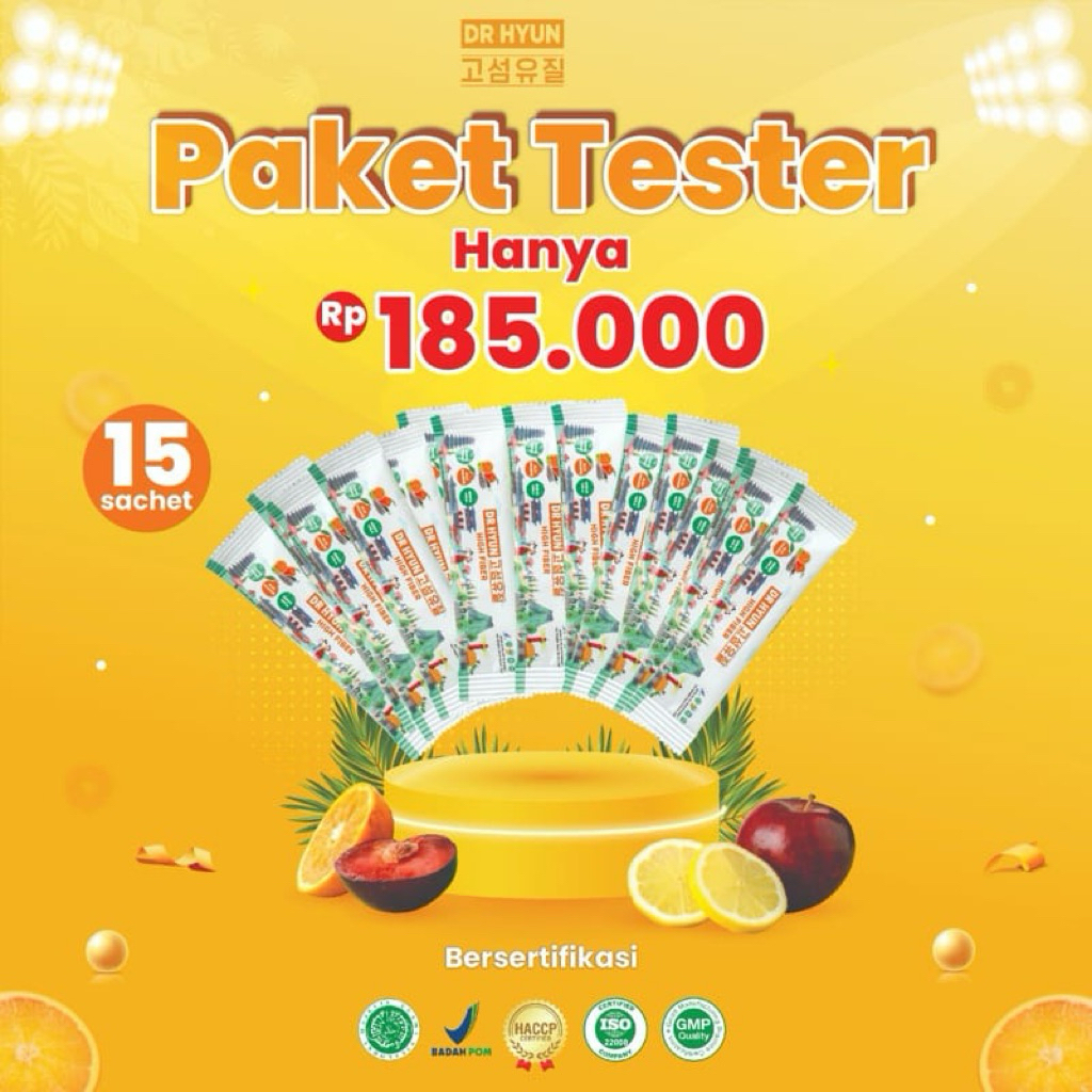 Dr Hyun High Fiber Drink Diet Fiber Pelangsing