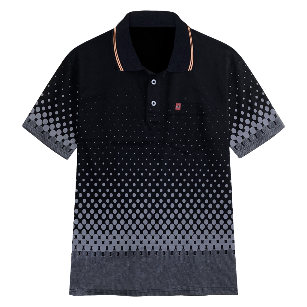 Kaospolos - Kaos Kerah Pria Distro Batik Saku | Baju Kaos Polo Shirt Motif Kancing Lengan Pendek