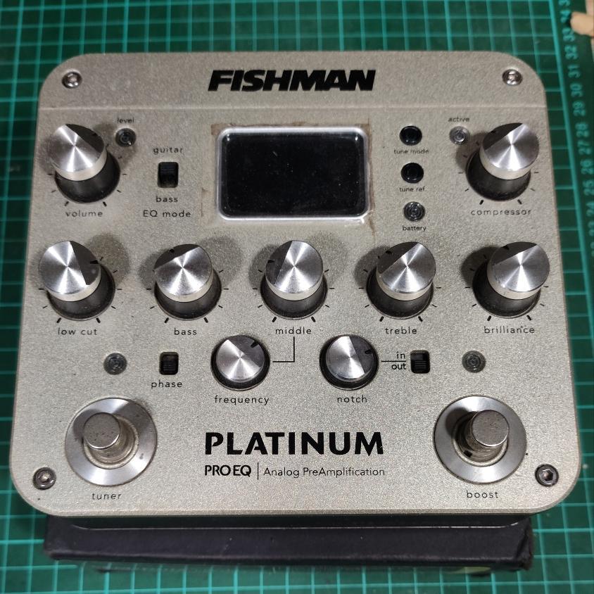 Efek preamp Gitar Akustik Dan Bass Akustik Fishman Platinum Pro EQ DI preamp pedal