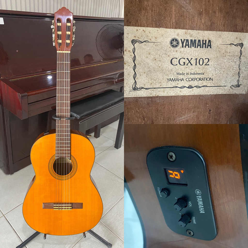 GITAR KLASIK ELEKTRIK SECOND ORIGINAL YAMAHA CGX102