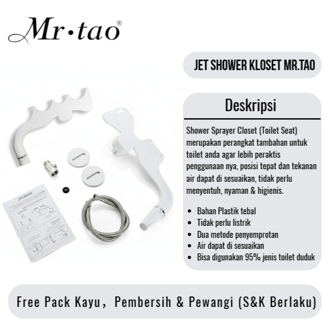jet shower kloset duduk Mr. tao