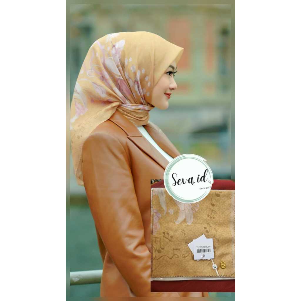 MODINITY Buttonscarves Sale BS  Nada Square Voal AS IS Buttonscarves Defect Minor