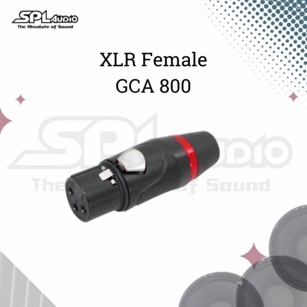 Jek Canon - Soket Canon SPL Audio GCA 900 - GCA 800