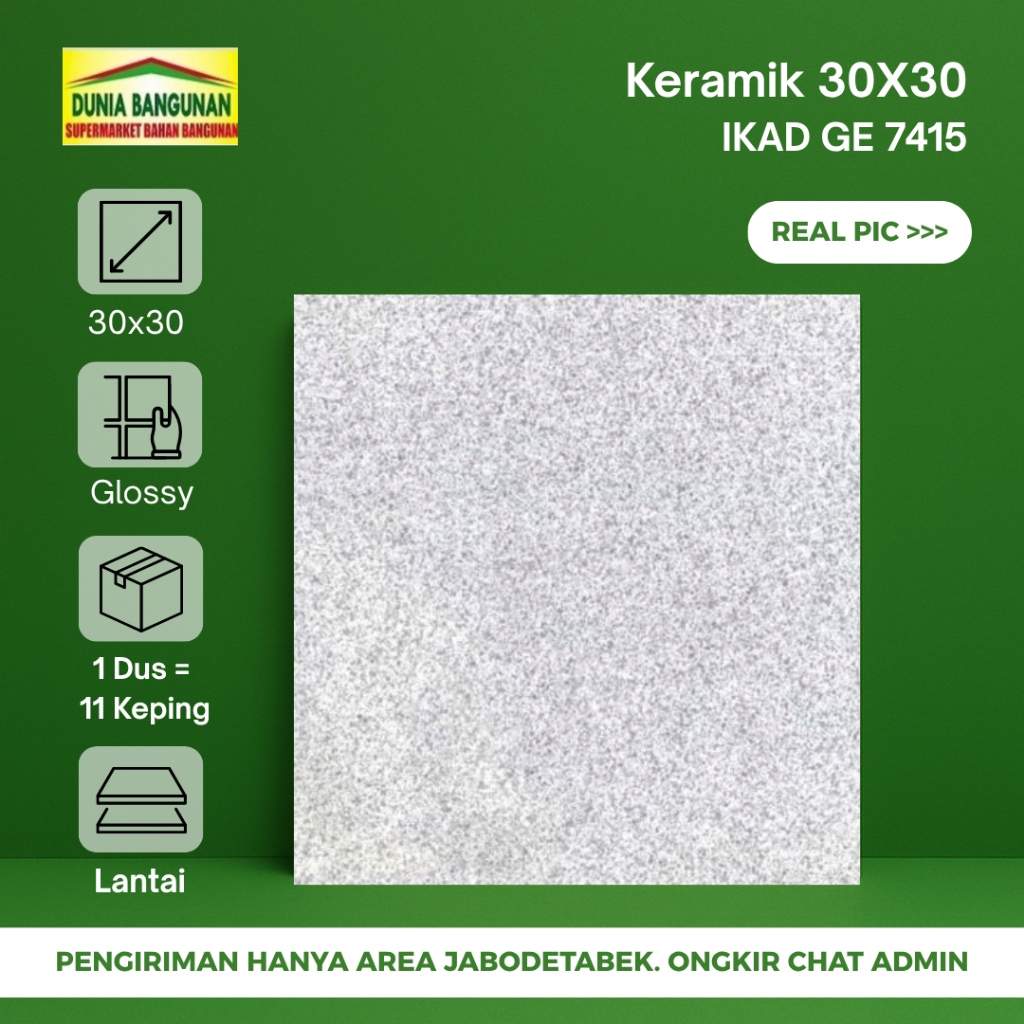 Keramik Lantai 30x30 IKAD KW1 GE 7415 Keramik Lantai Glossy