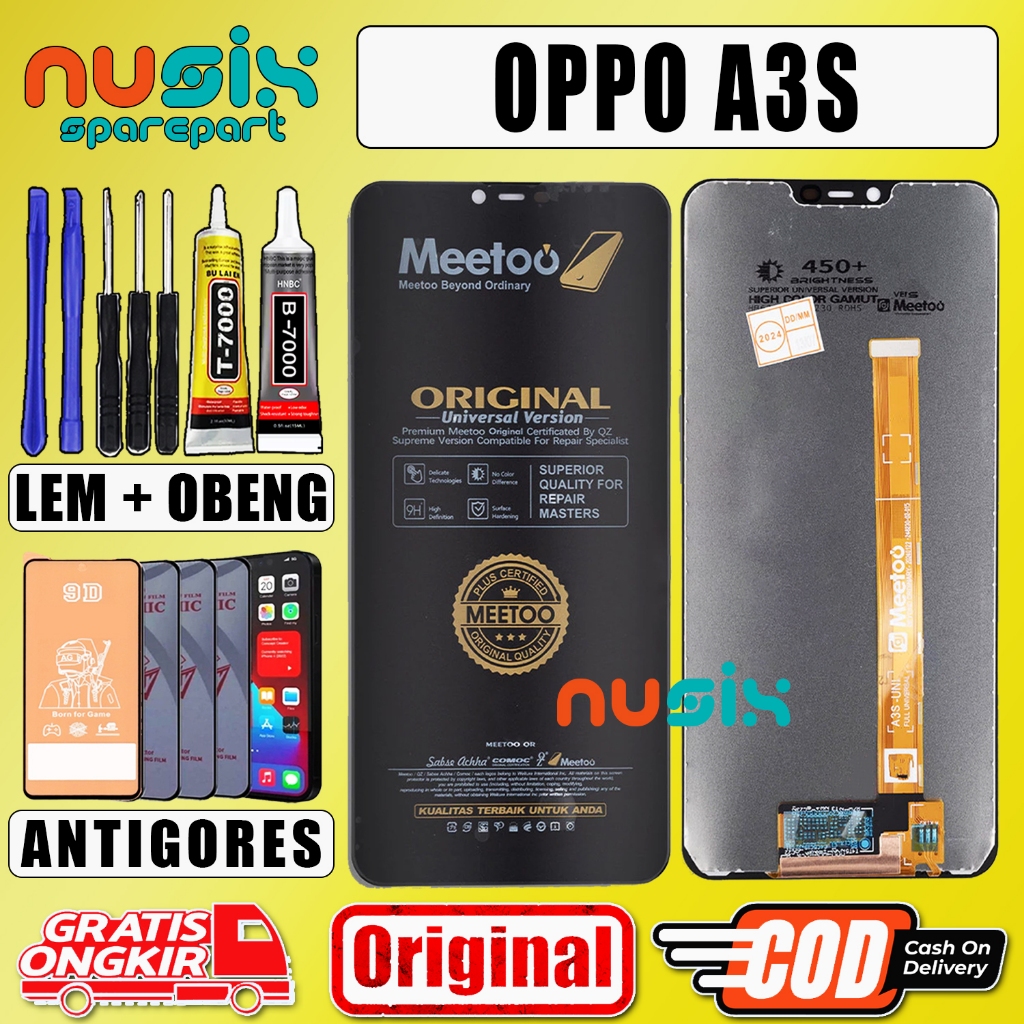 LCD TOUCHSCREEN OPPO A3S ORIGINAL FULLSET